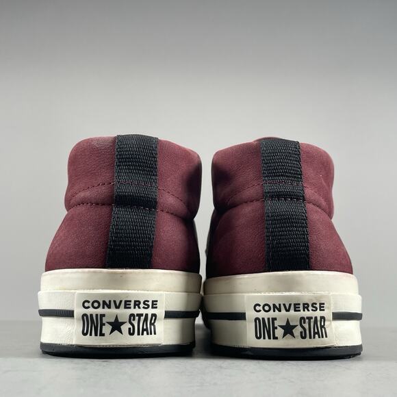Converse One Star Counter Climate Men’s 10 Red Suede Mid Top Shoe Casual Sneaker - Picture 3 of 9
